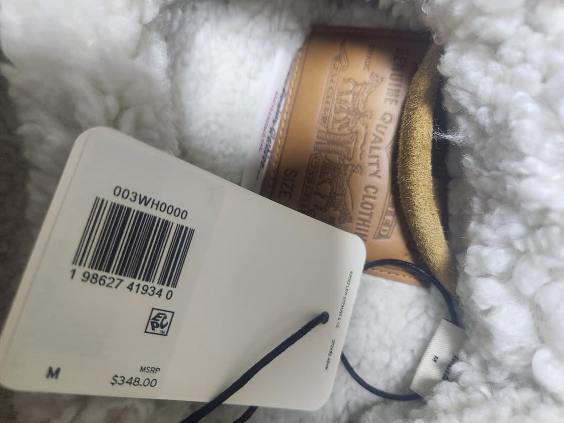 리바이스 웨스턴 스웨이드 쉐르파 자켓 M 상품이미지3