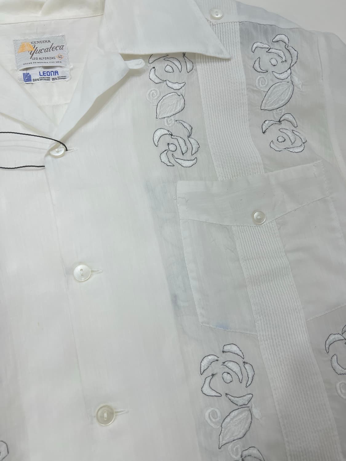 Guayabera shirts (쿠바 셔츠)  L 상품이미지6