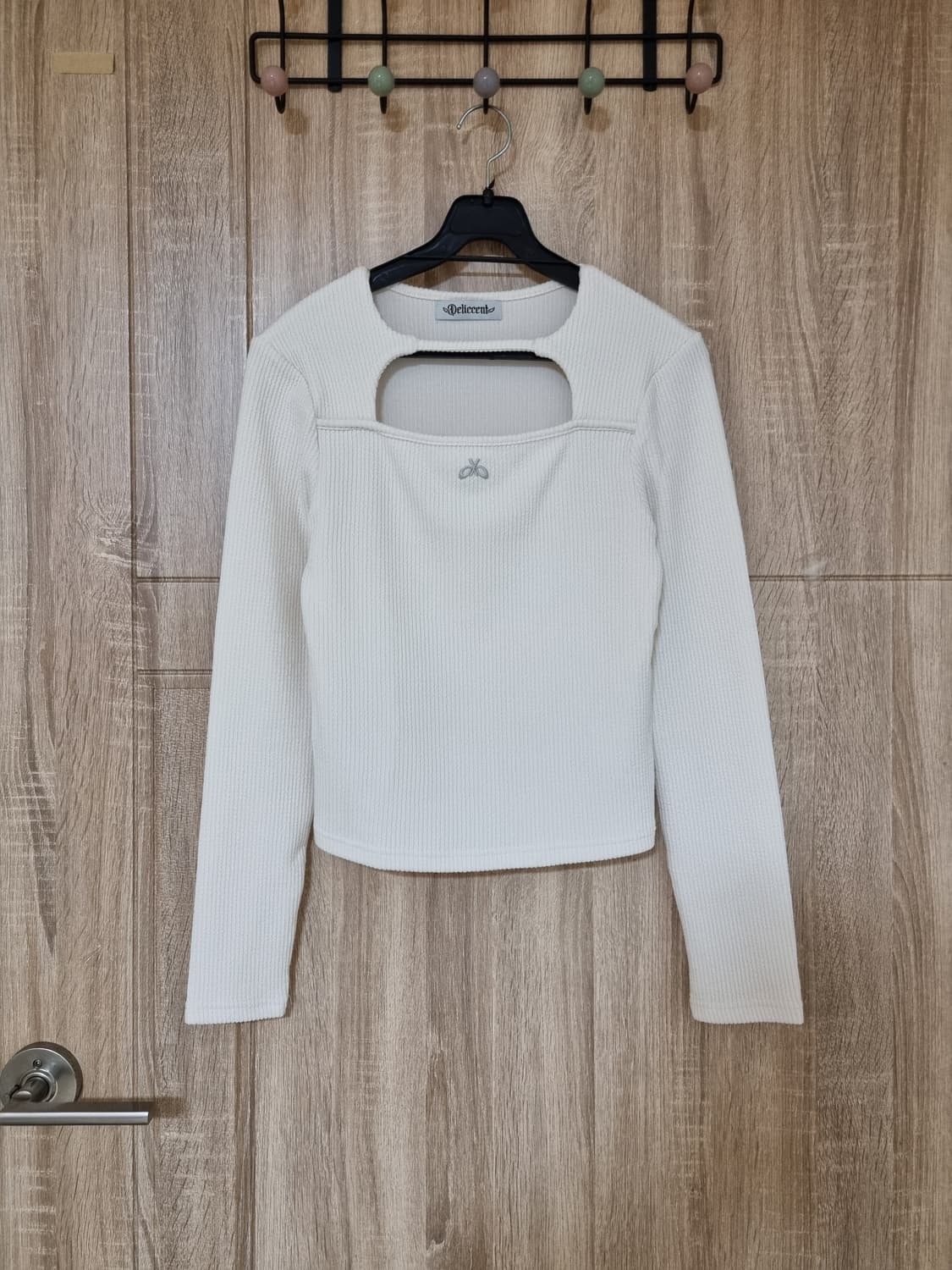 델리센트 골지 긴팔 티셔츠 상품이미지1