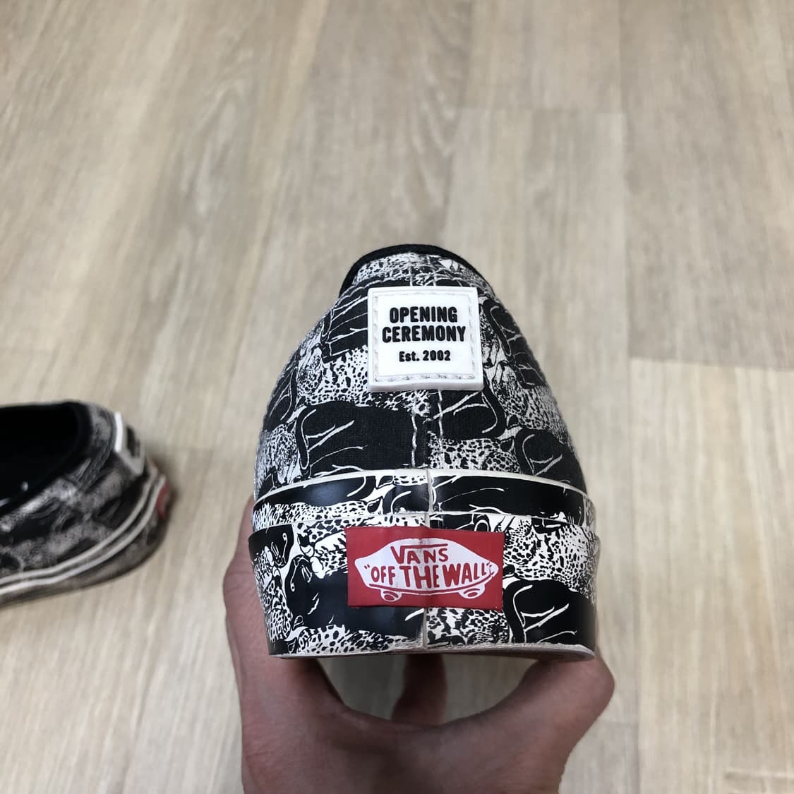 (275) 반스 VANS X 오프닝 세레모니 콜라보 어센틱 블랙 상품이미지8