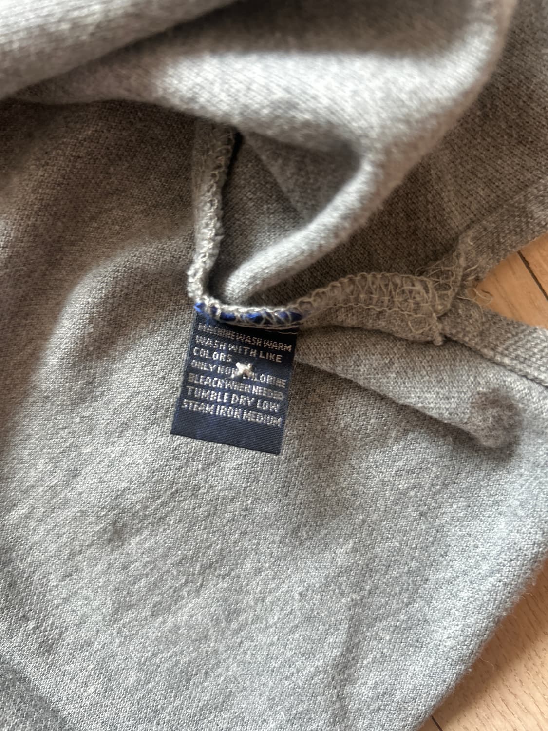 폴로 랄프로렌 빅포니 그레이 카라 롱슬리브 상품이미지3