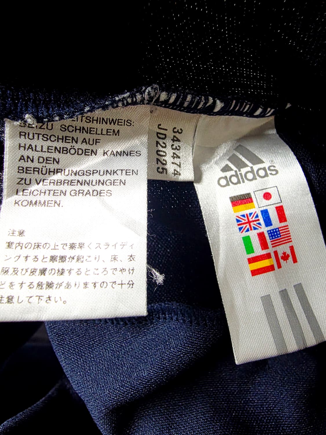 [초희귀/일본판] 아디다스 네이비 핑크 3선 트레포일 져지 트랙탑 105 상품이미지5