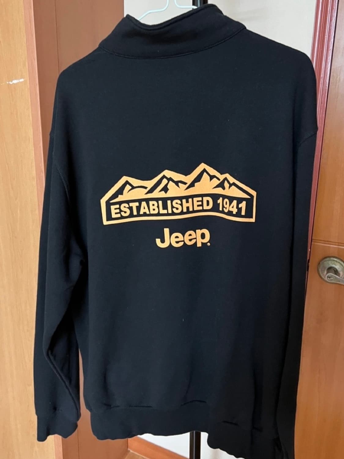 Jeep 아노락 맨투맨 블랙 m 상품이미지3