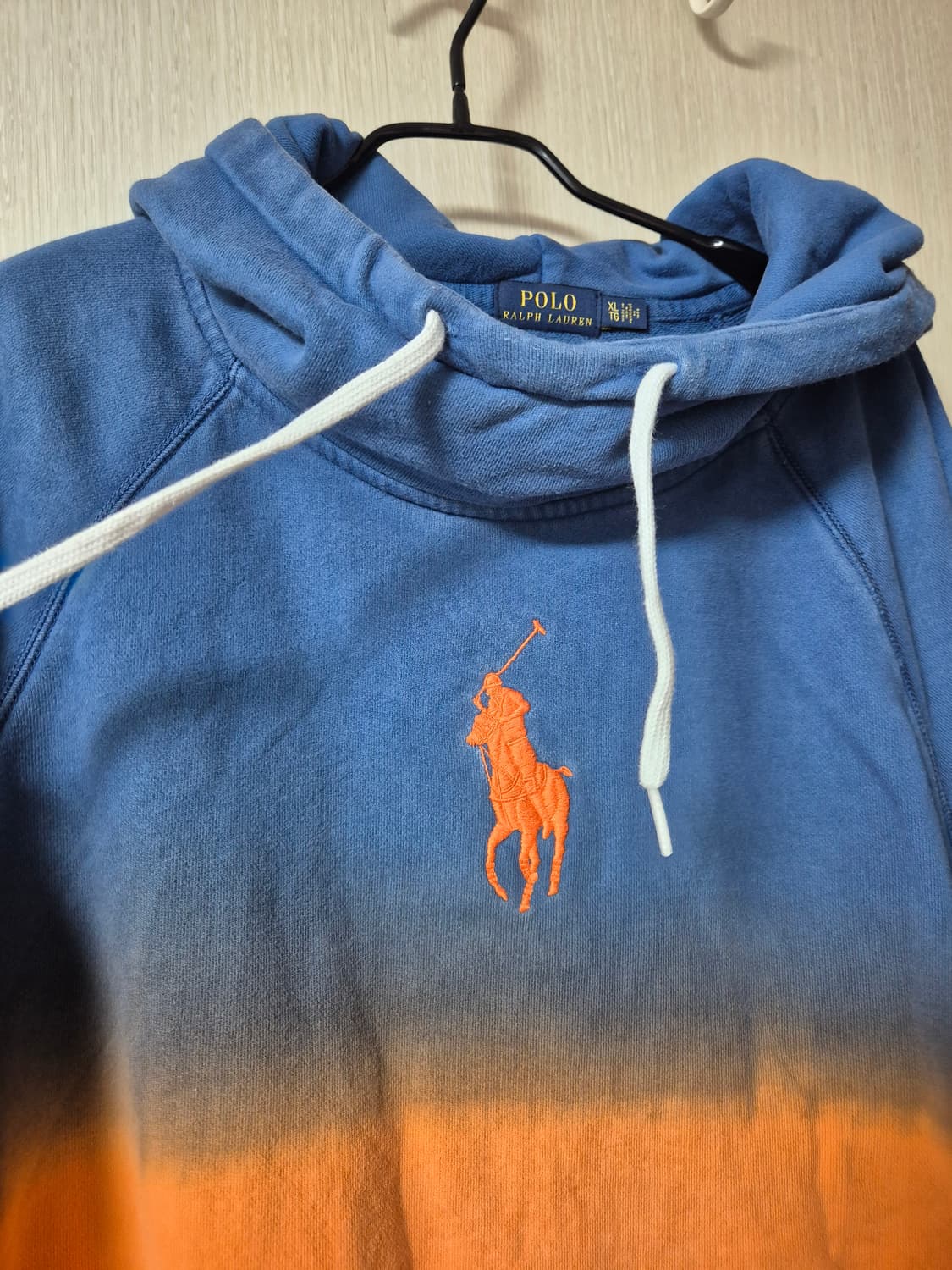 (정품) 폴로 랄프로렌 그라데이션 후드티 맨투맨 XL 여성 상품이미지5