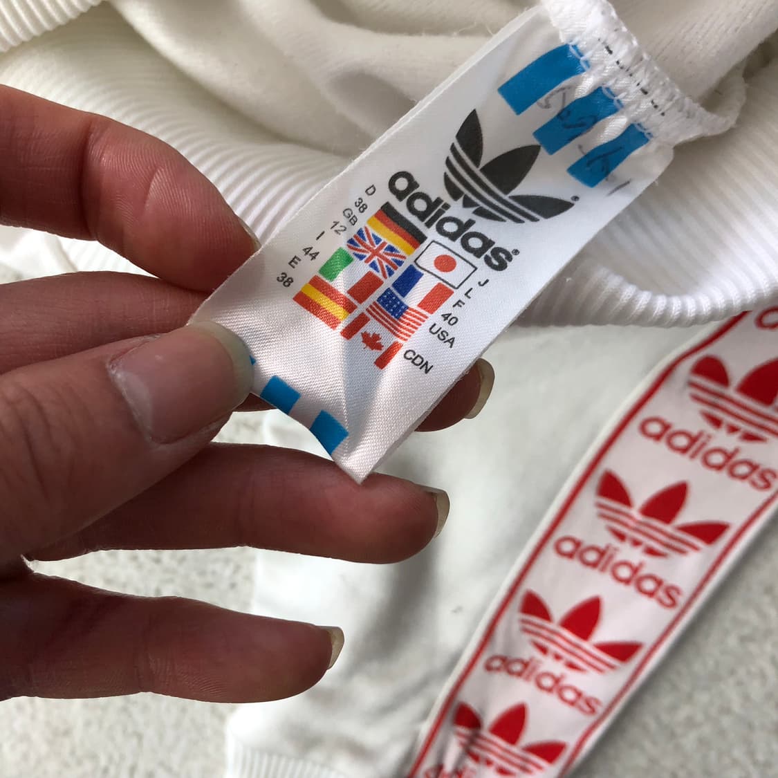 아디다스 대장급 스펠로고 화이트 져지 상품이미지5