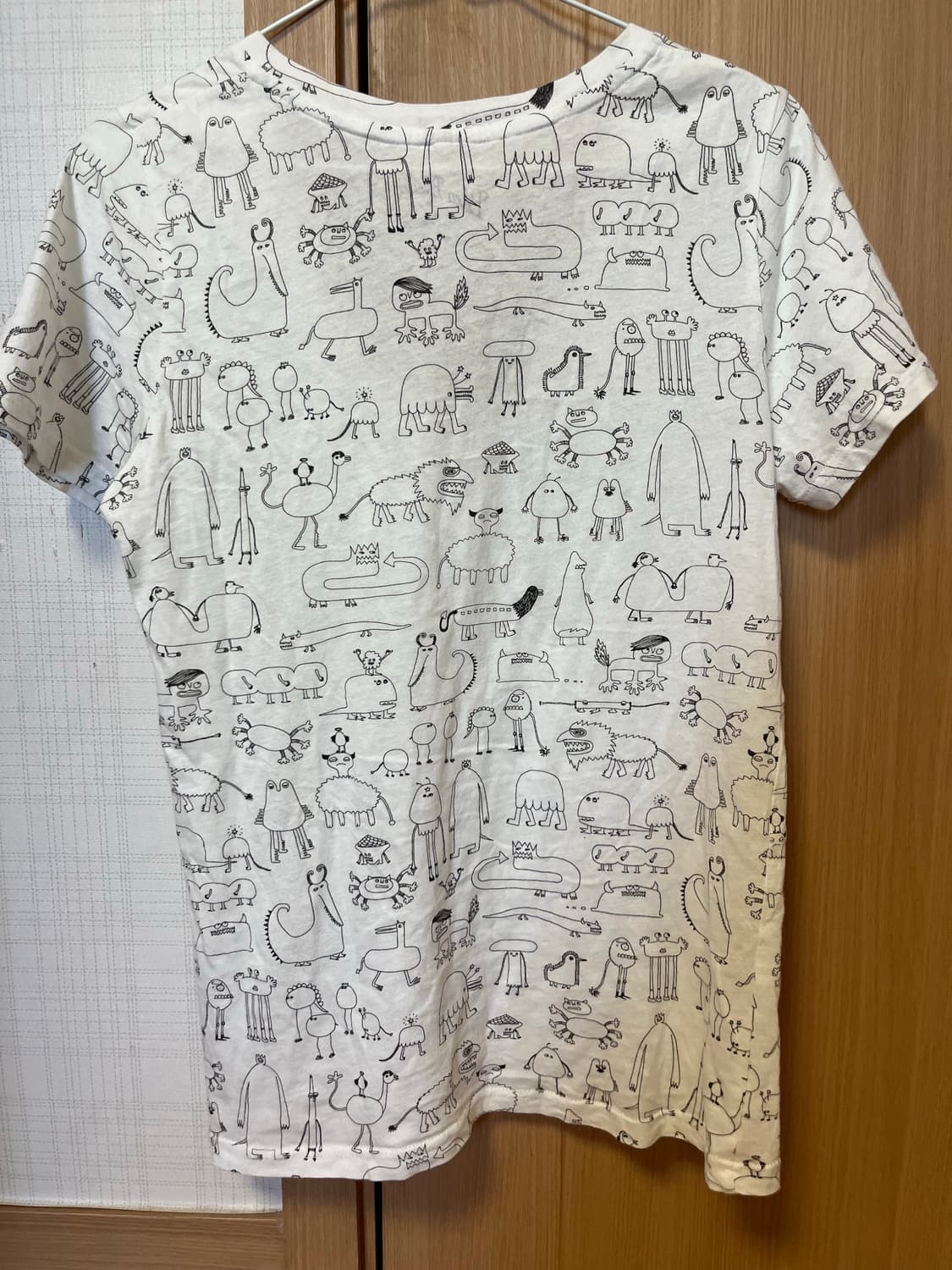 동물무늬 패턴 티셔츠 상품이미지2