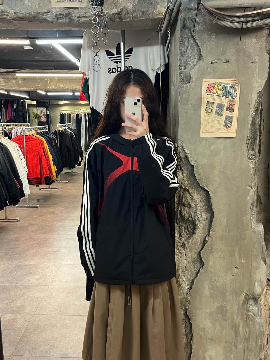 아디다스 후드 바람막이 블랙 100 #csz2091 상품이미지2