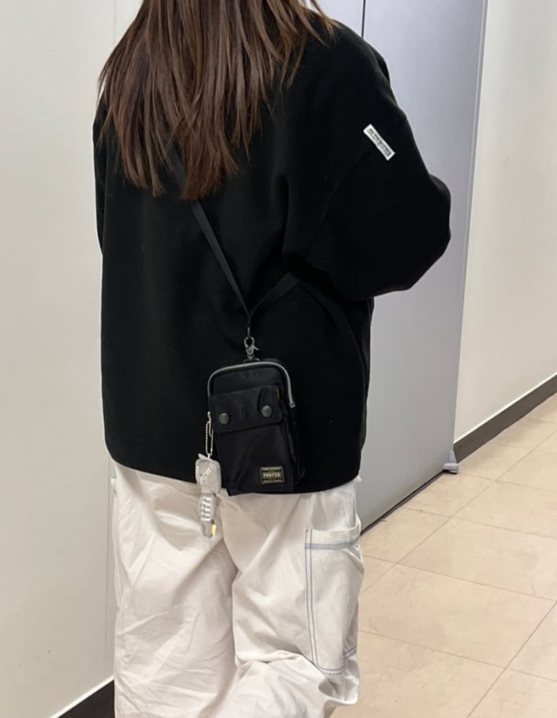 포터 휴대폰 파우치 블랙 상품이미지2