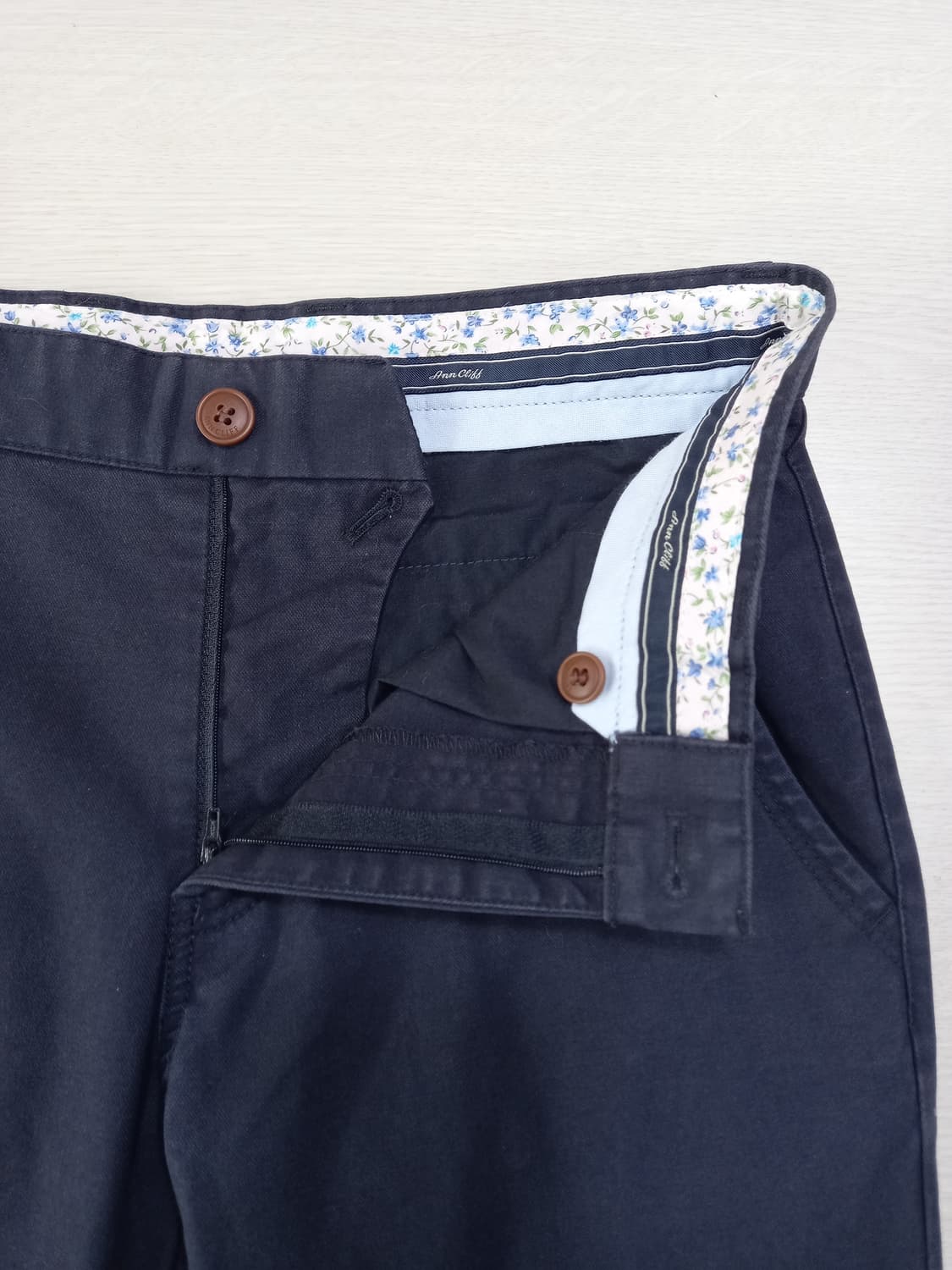 29 Ann Cliff 스판 치노팬츠 네이비 29-541 상품이미지6