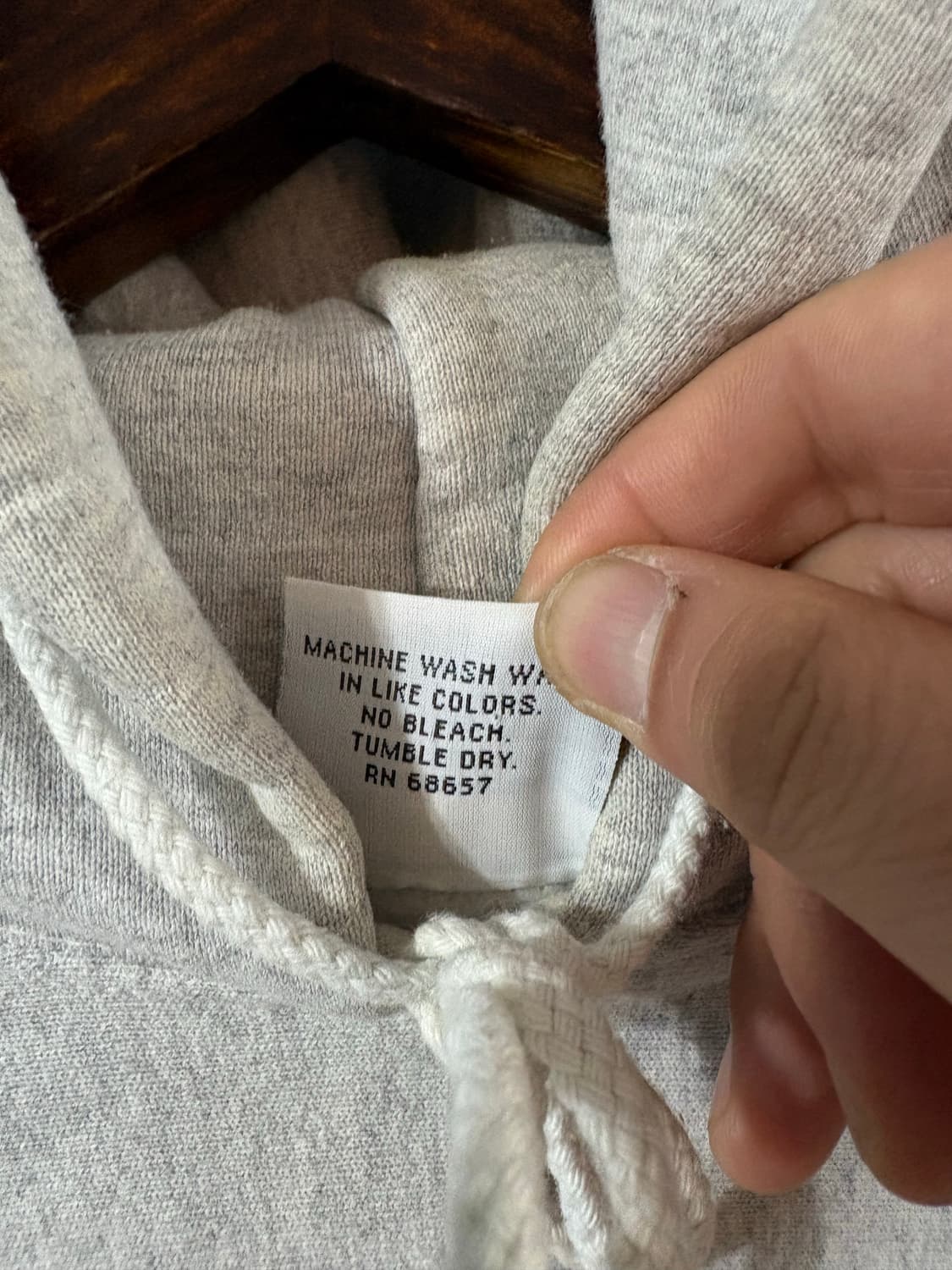 80-90's cotton exchange weave Sweat Hood 상품이미지7