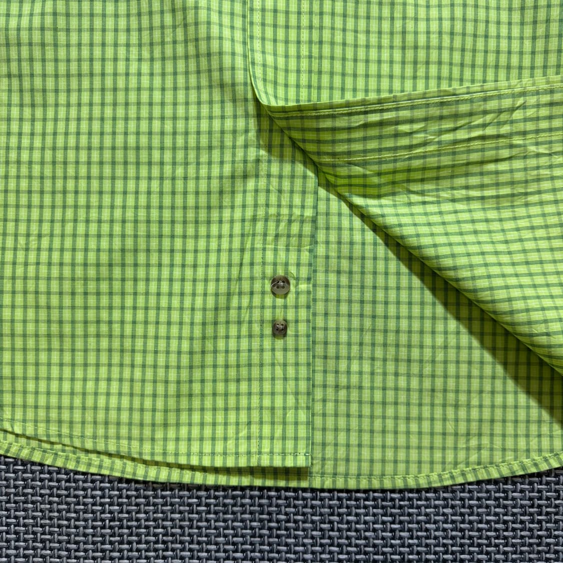 빈티지 Wrangular 체크 반팔 셔츠(kold_8457) 상품이미지5