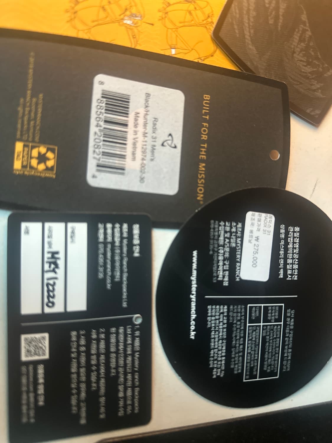 미스테리랜치 RADIX 31 블랙/남성/M 상품이미지9