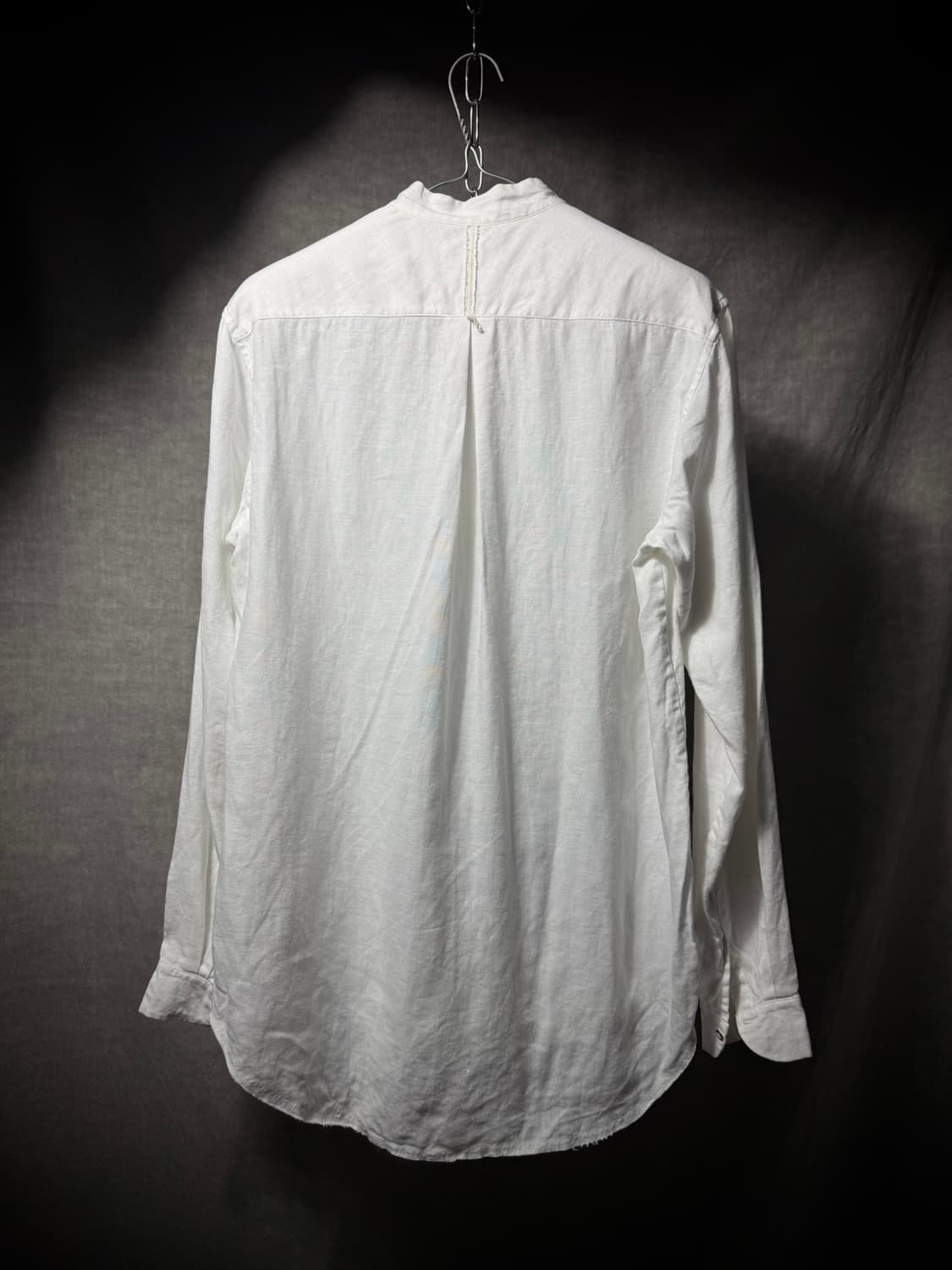Araki Yuu Raw-hem Linen Pullover Shirt   상품이미지7
