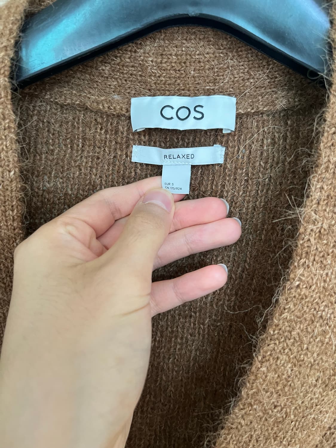 코스 알파카 울 믹스 가디건 택없는 새상품 cos 상품이미지3