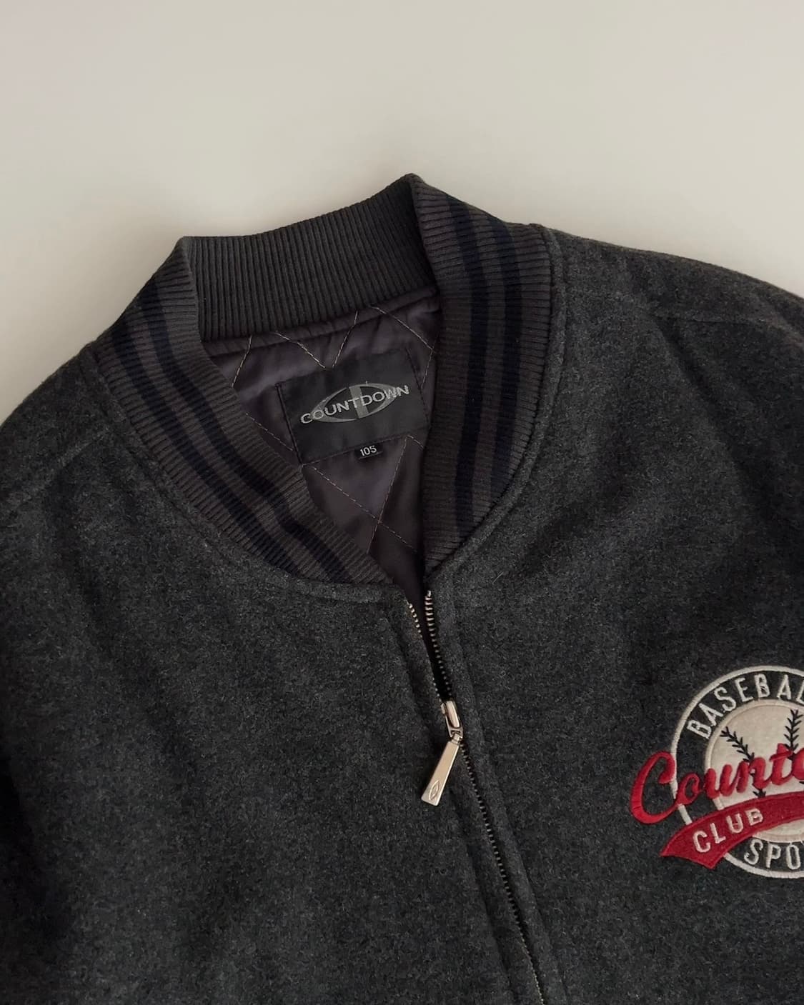 카운트다운 올드스쿨 울 바시티 자켓 105 상품이미지5