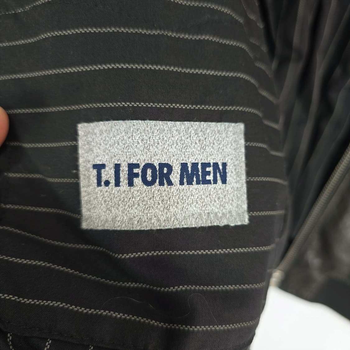 티아이포맨 T.I FOR MEN 양가죽 레더 자켓 블랙 95 상품이미지9