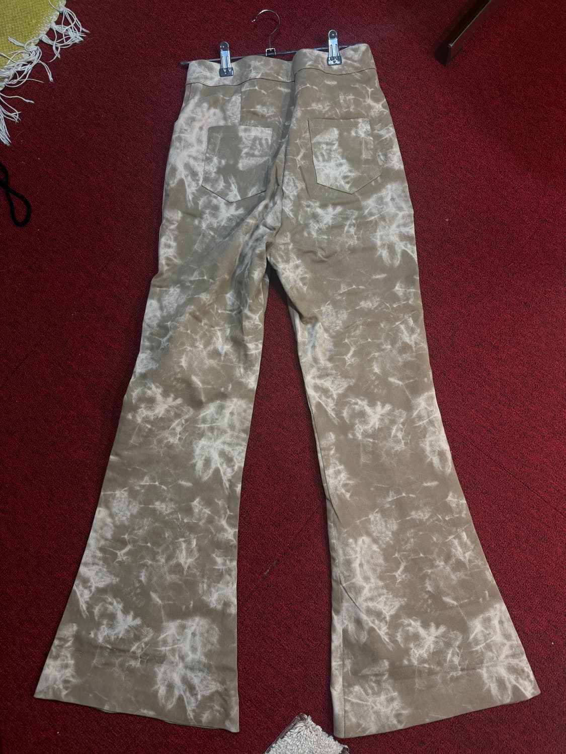 웨이브 타이다이팬츠 베이지 S 상품이미지1