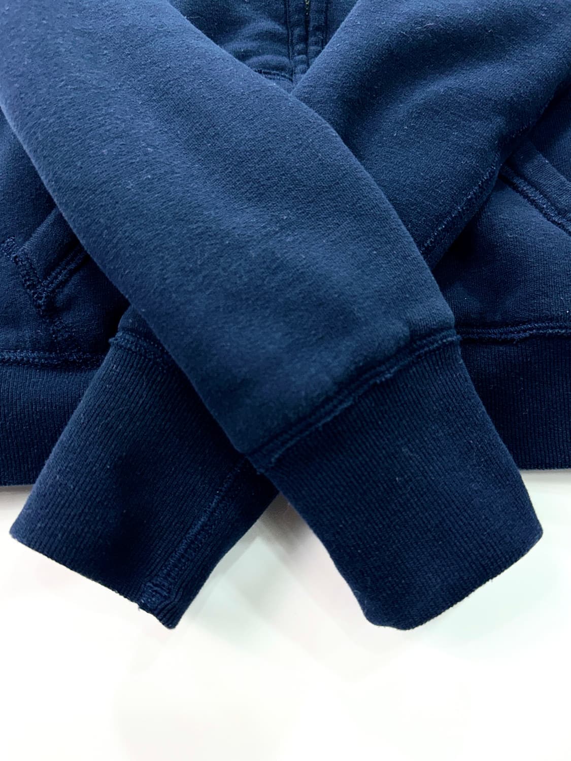 아베크롬비 양털 후드집업 네이비 S 상품이미지5