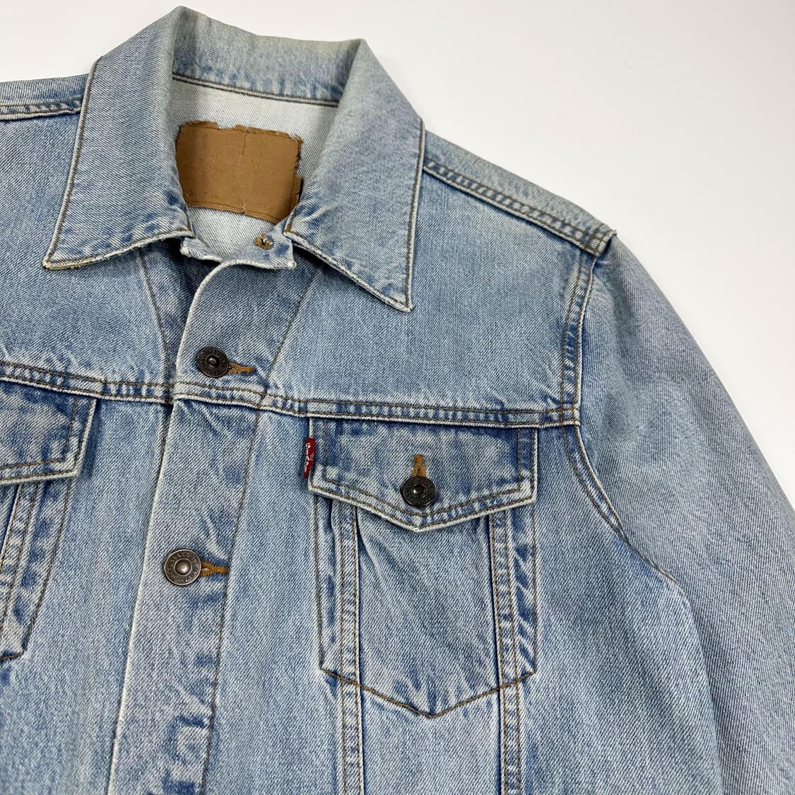 리바이스 오리지널 연청 데님 트러커 자켓 (M) 상품이미지3