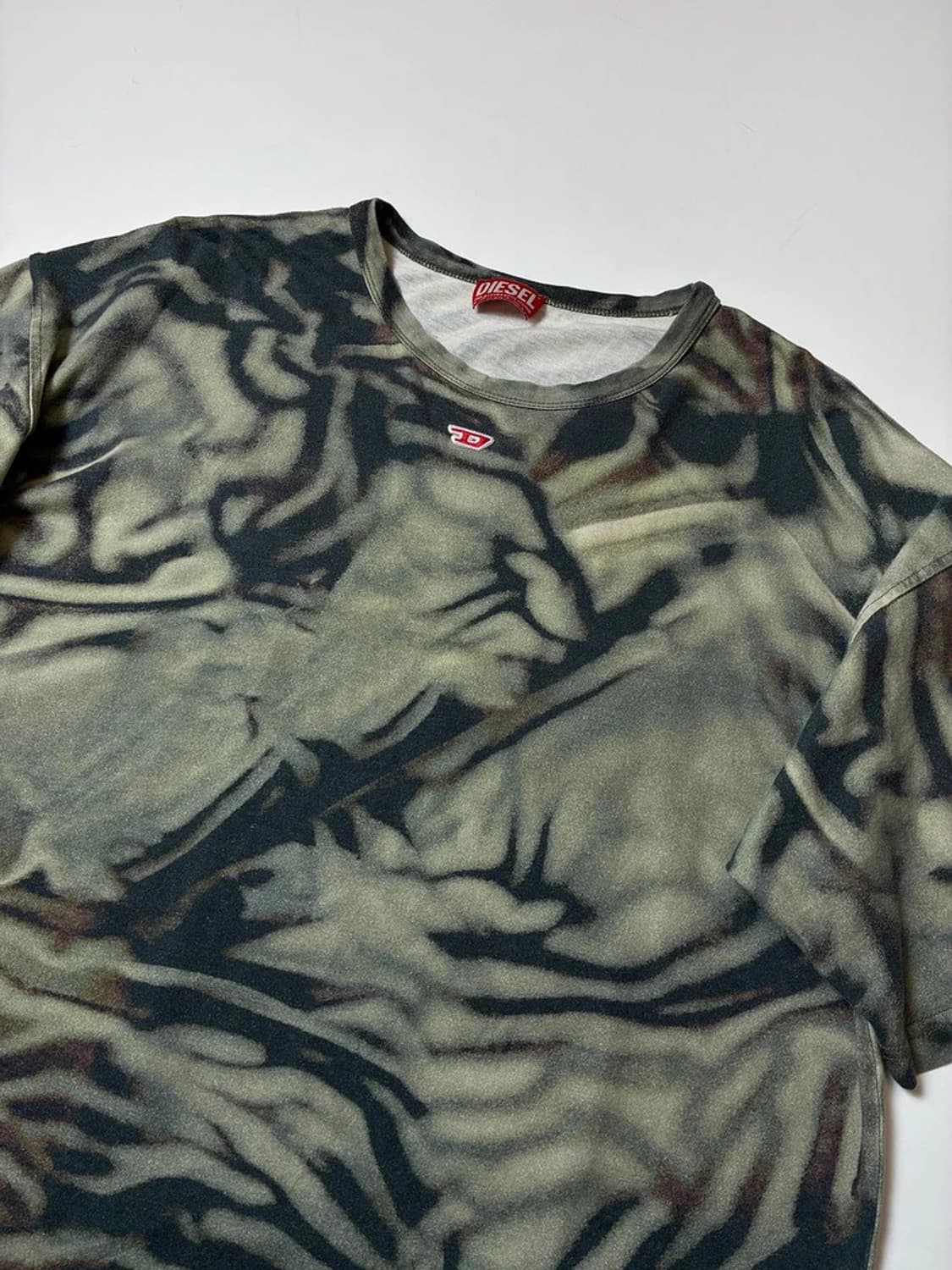 디젤 DIESEL 밀리터리 멀티 패턴 반팔 티셔츠 PN9160 상품이미지2