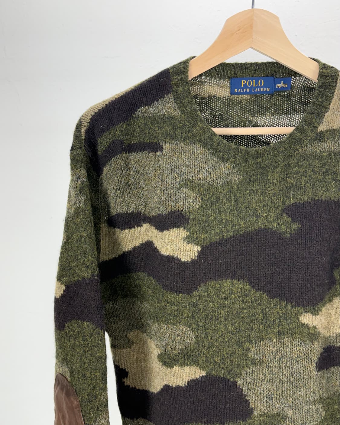 폴로 랄프로렌 카모 플라주 엘보패치 니트 상품이미지2