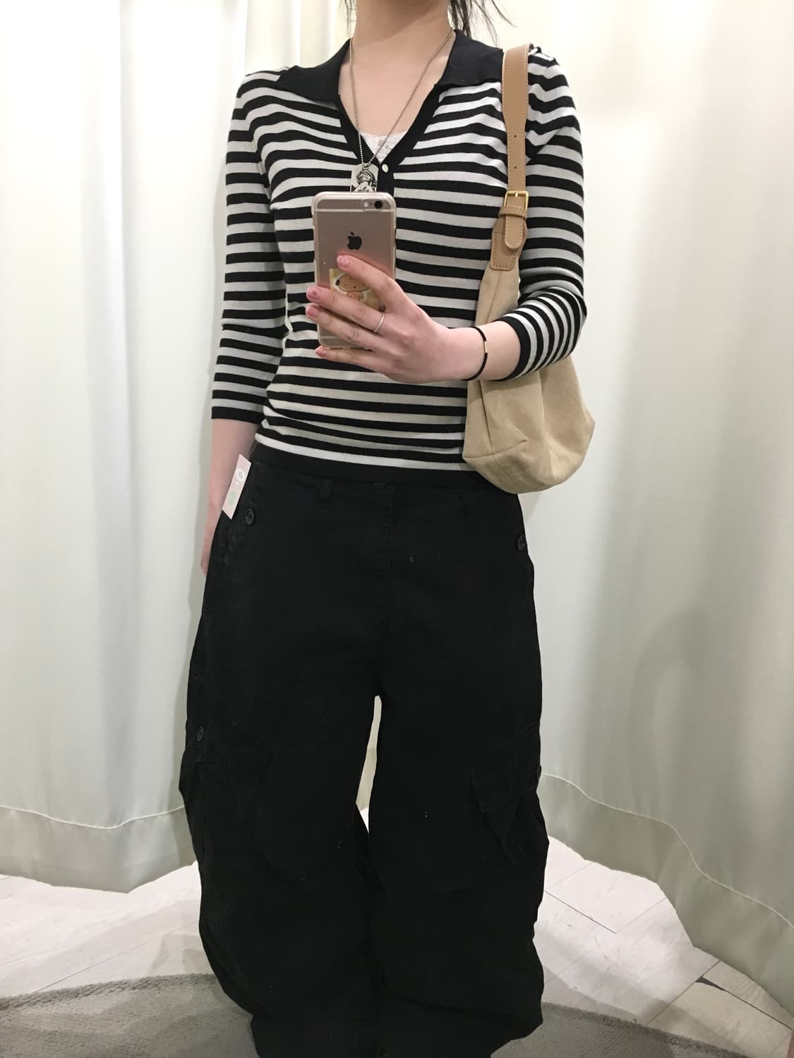 emma james stripe v-neck knit 상품이미지3