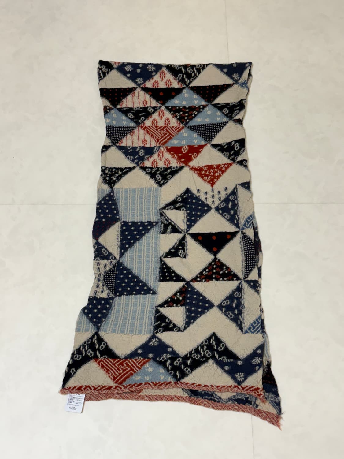 캐피탈 컬리 울 인디고 크랙 해피 스카프 상품이미지3