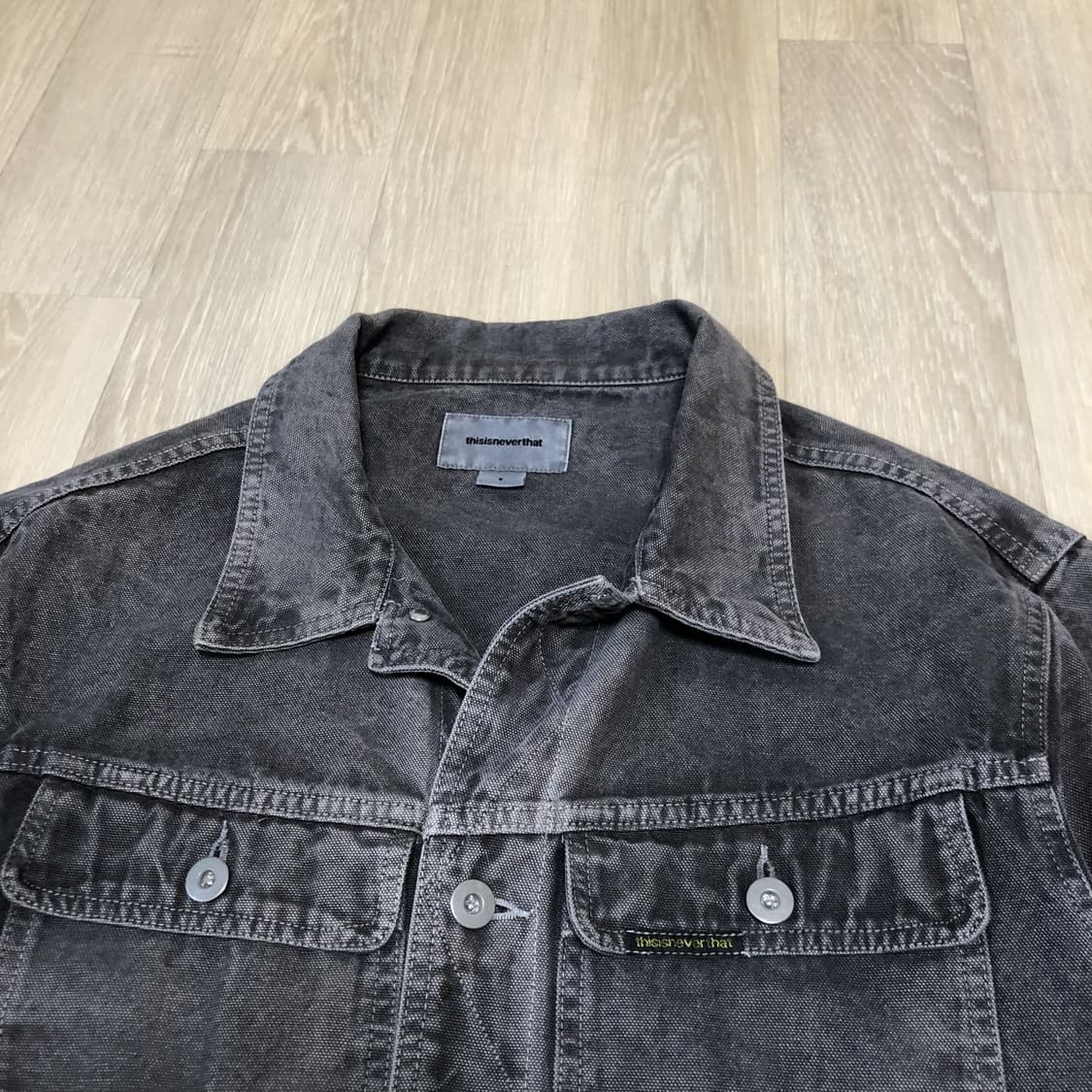 (S) 디스이즈네버댓 thisisneverthat 트러커 자켓 차콜 상품이미지3
