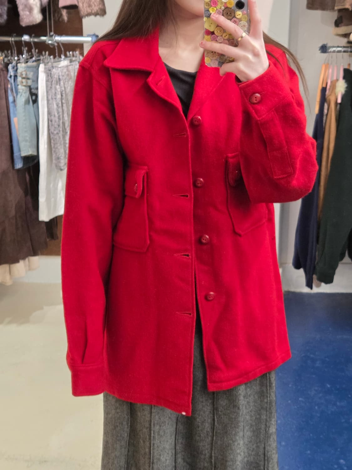 1980s USA 보이스카웃 아메리카 모직 셔츠 상품이미지3