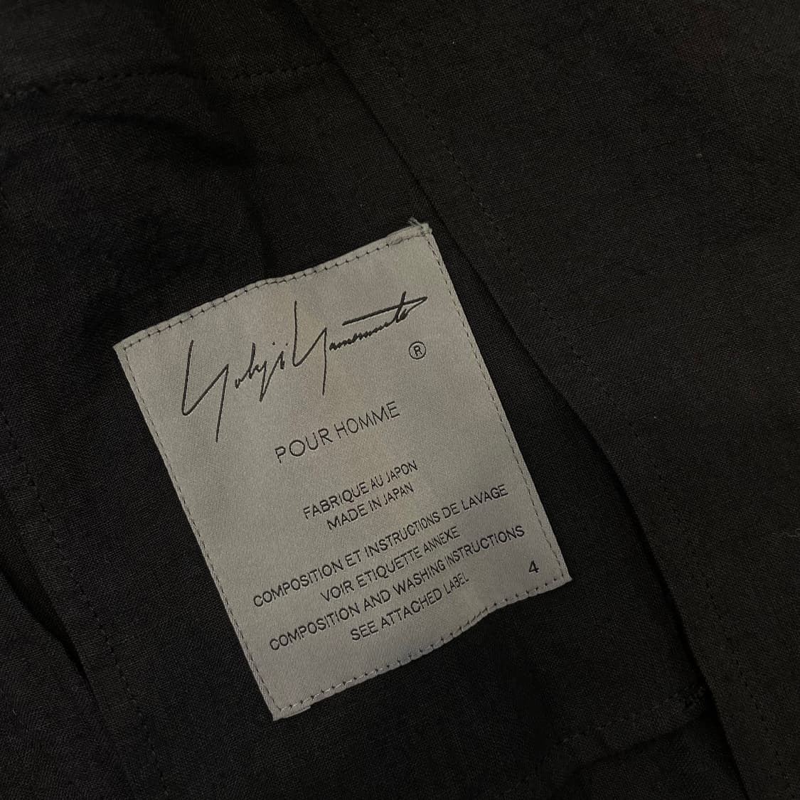 요지야마모토 21ss 백프린트 자켓 상품이미지9