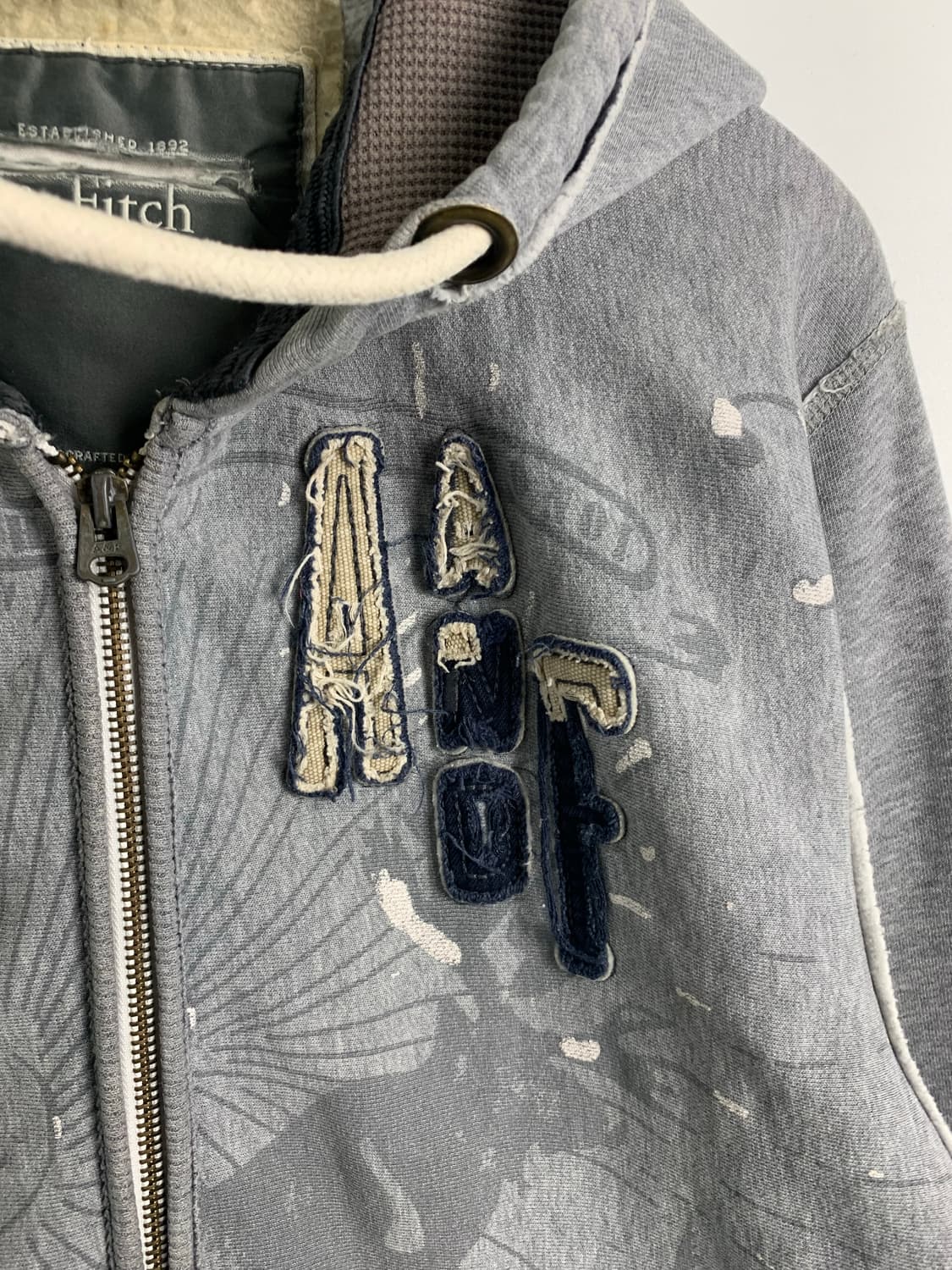 아베크롬비 y2k 와투케 그레이 헤비코튼 상품이미지4