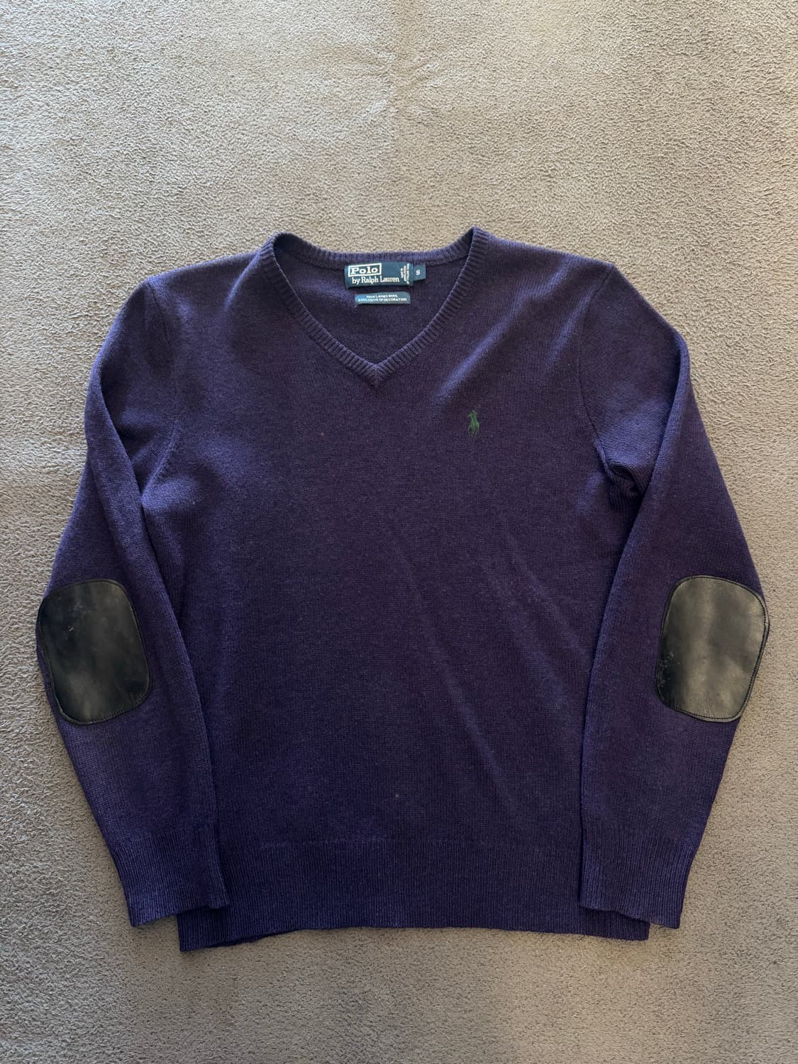 폴로 랄프로렌 램스울 숄더패치 니트 처분  상품이미지1