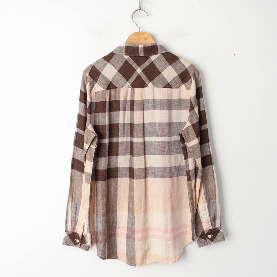 55/빈폴 린넨 체크 셔츠 상품이미지2