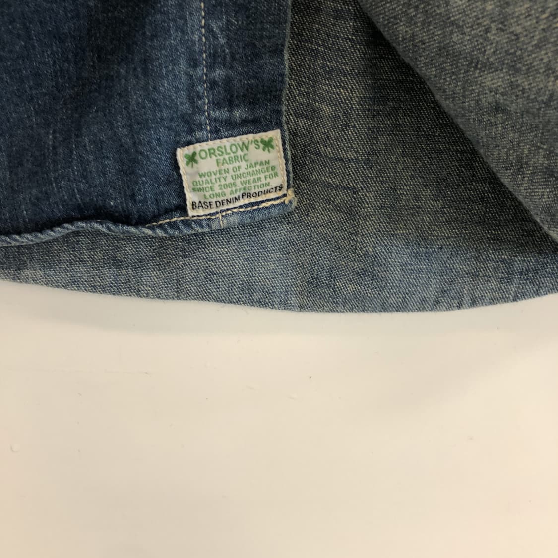 오어슬로우 후드 데님셔츠 2 상품이미지4