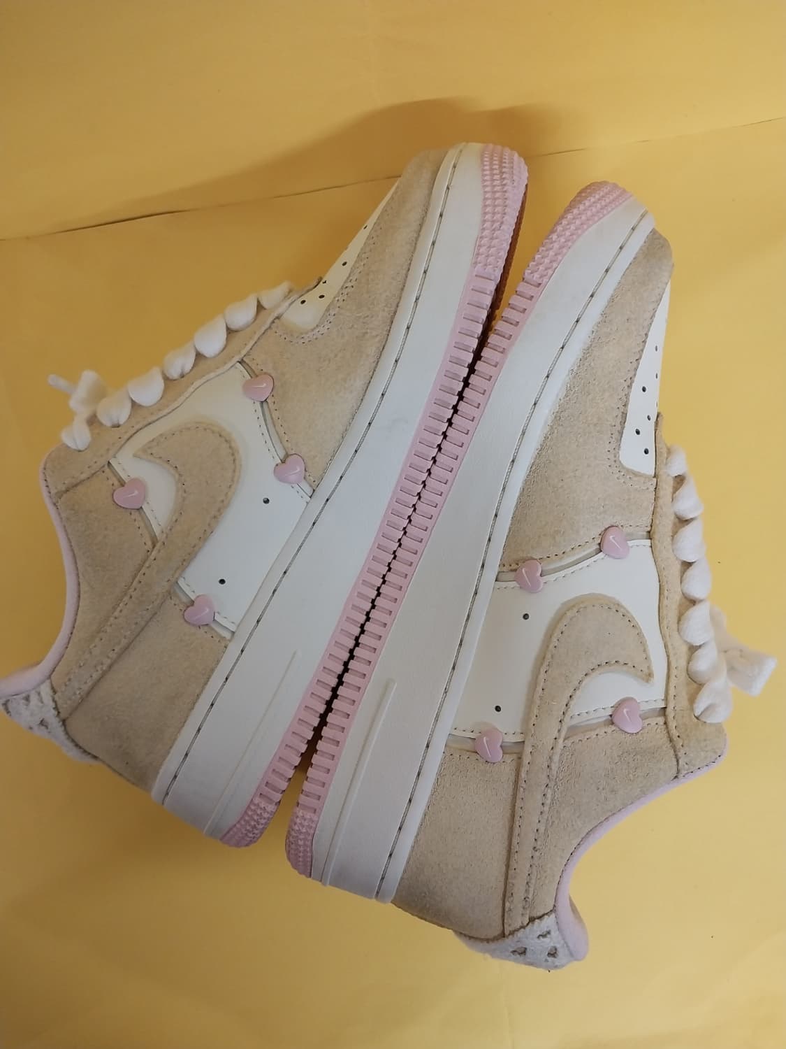 여성 나이키 에어포스1 발렌타인데이 핑크 폼 운동화 (245) 상품이미지7