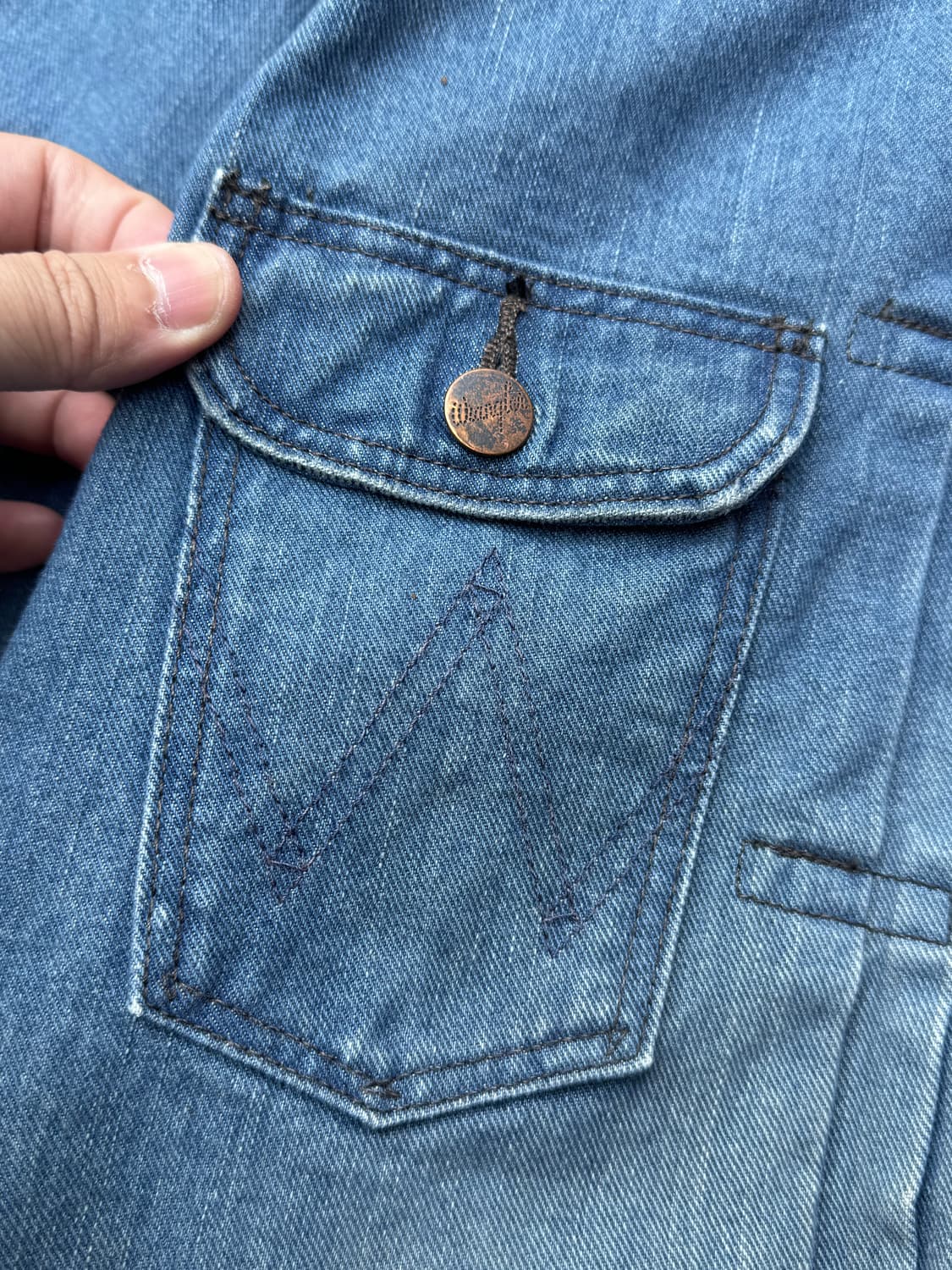 언할리우드 x 랭글러 LOT 11MJ 데님자켓  상품이미지6