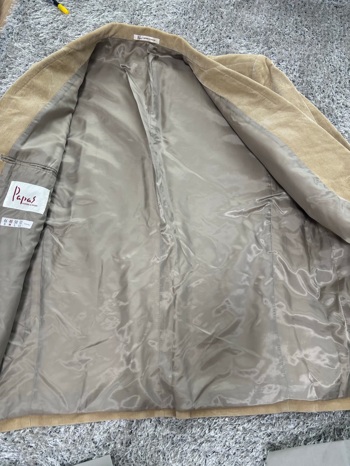 일제 PAPAS 코듀로이 블레이저 사이즈 100-105 상품이미지6