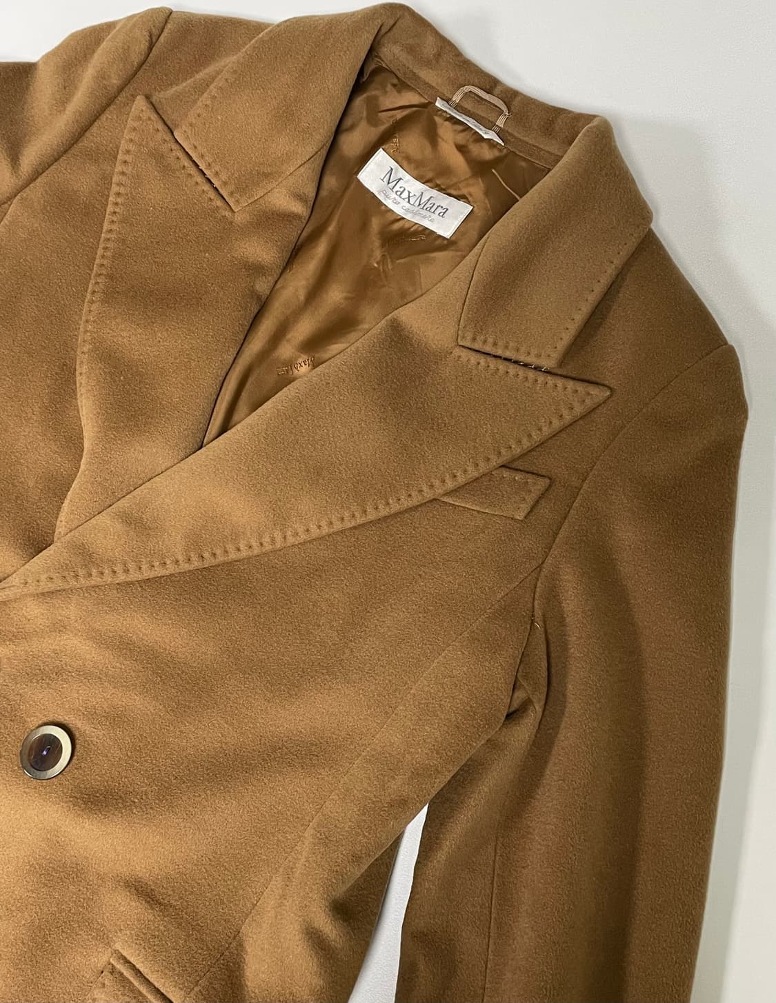  막스마라 코사 캐시미어 카멜 코트 상품이미지4