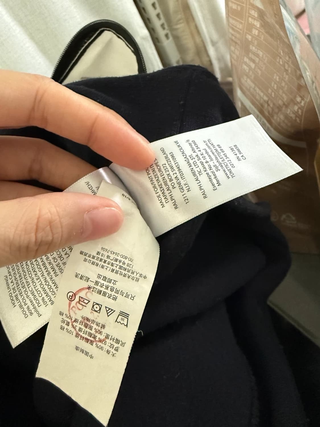 폴로 성조기 후드티 상품이미지3