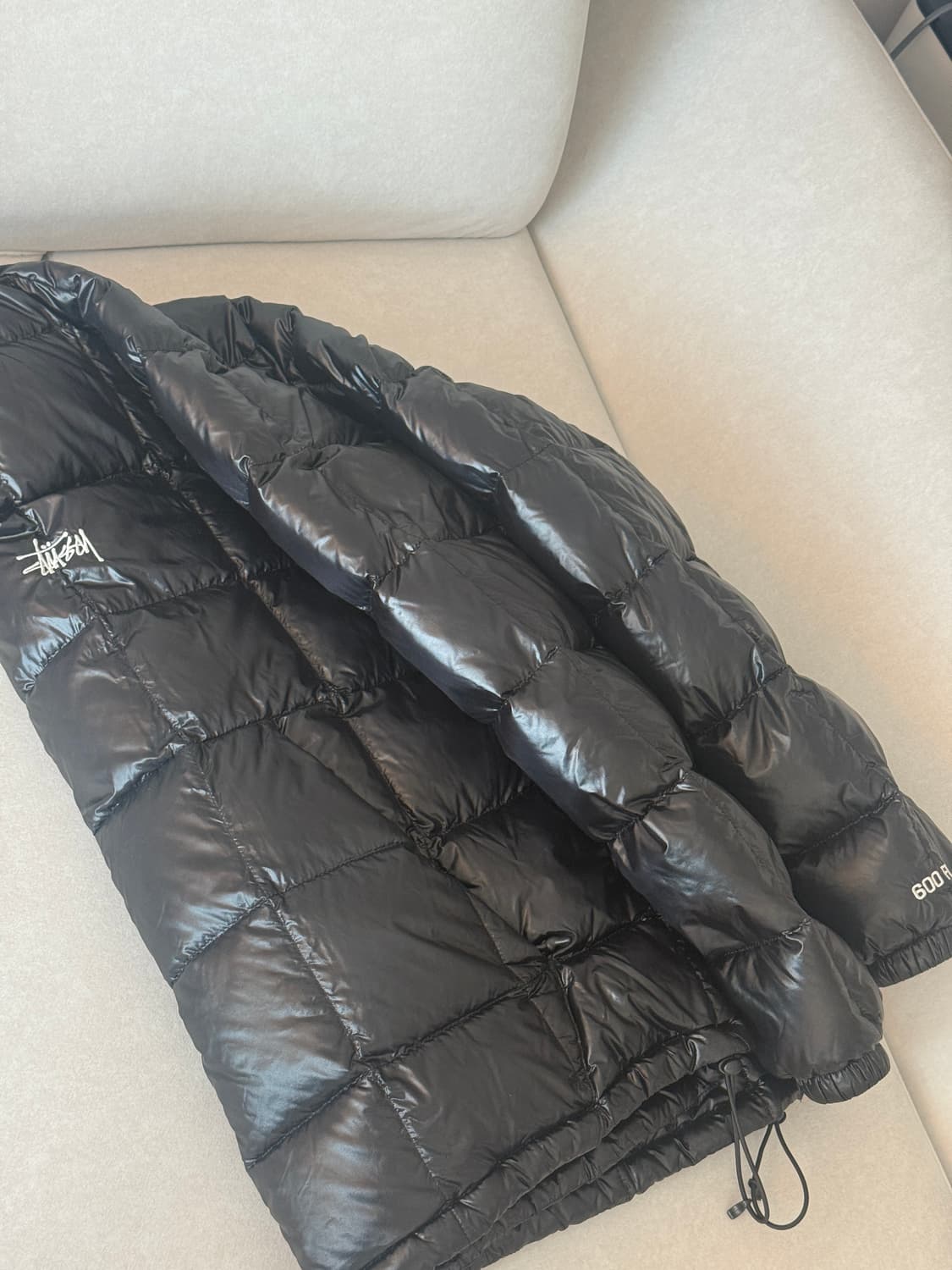 스투시 미드웨이트 후드 퍼퍼 블랙 상품이미지2