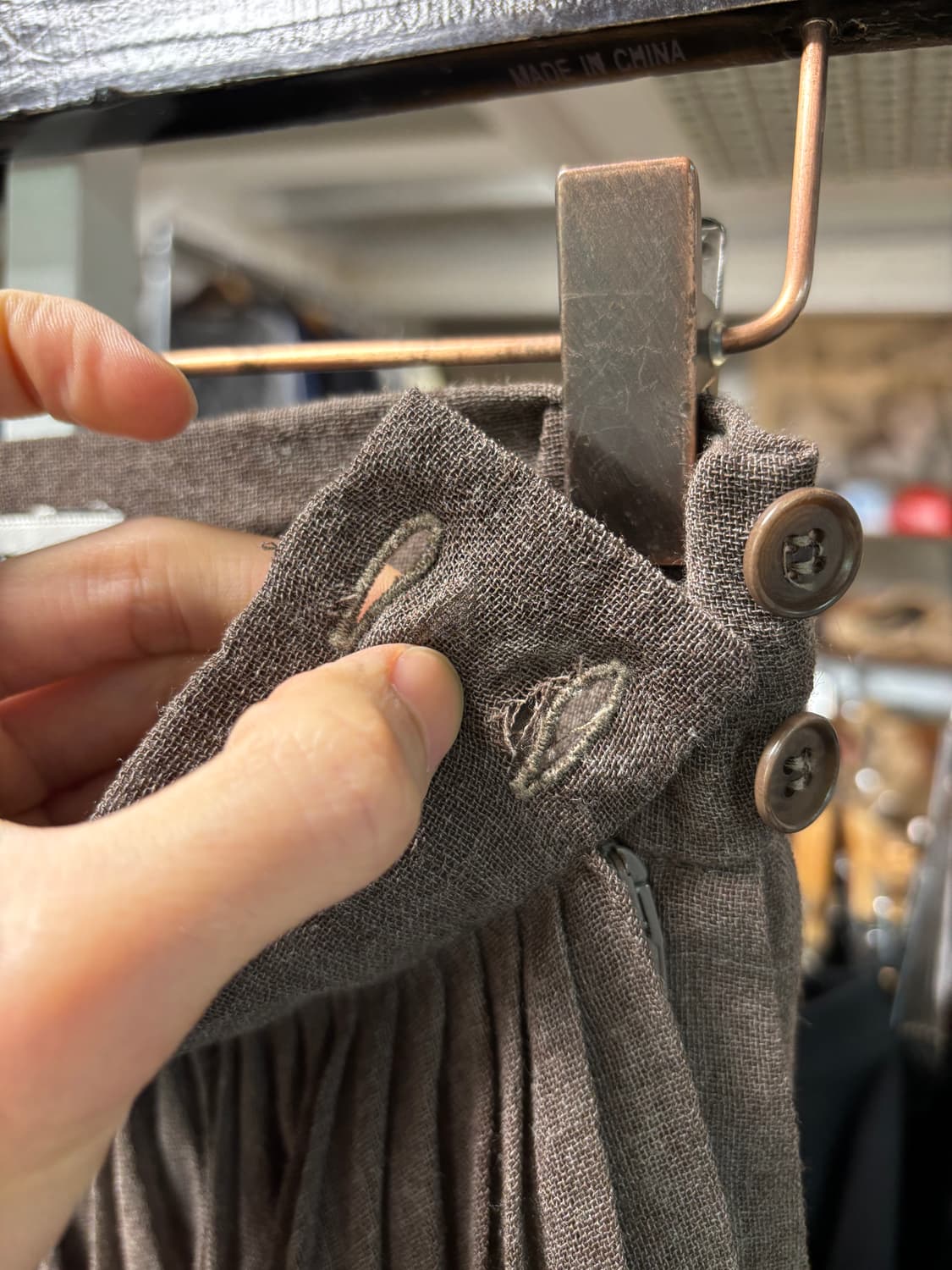 스포츠막스 울 개더 스커트 상품이미지4