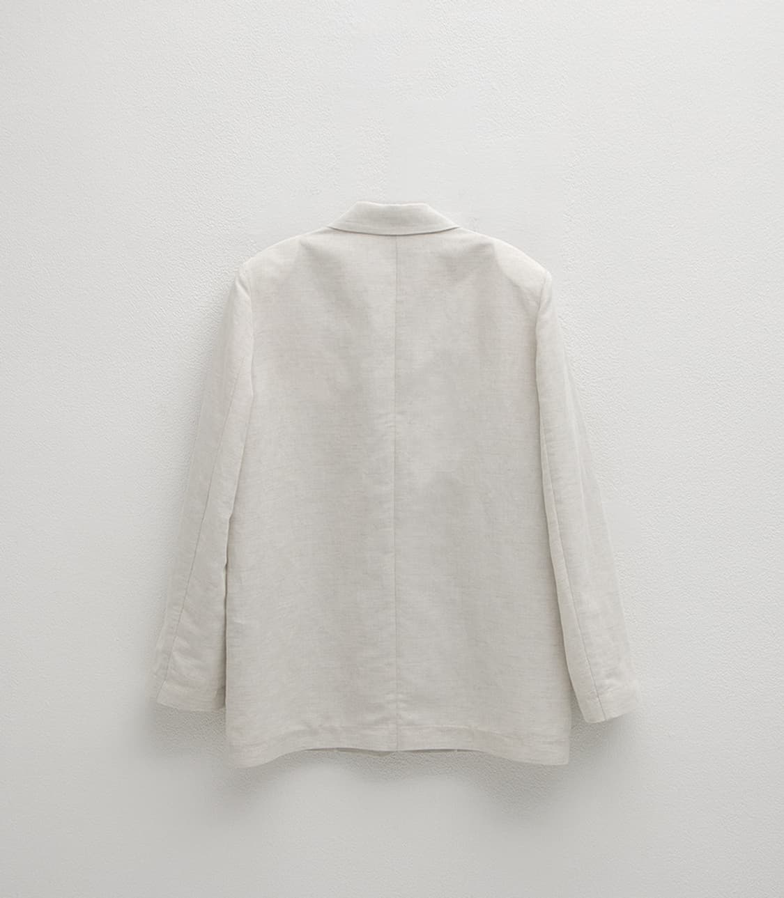 아뜰리에나인 나인 오트밀 보카시 린넨 카라 자켓 F 상품이미지7