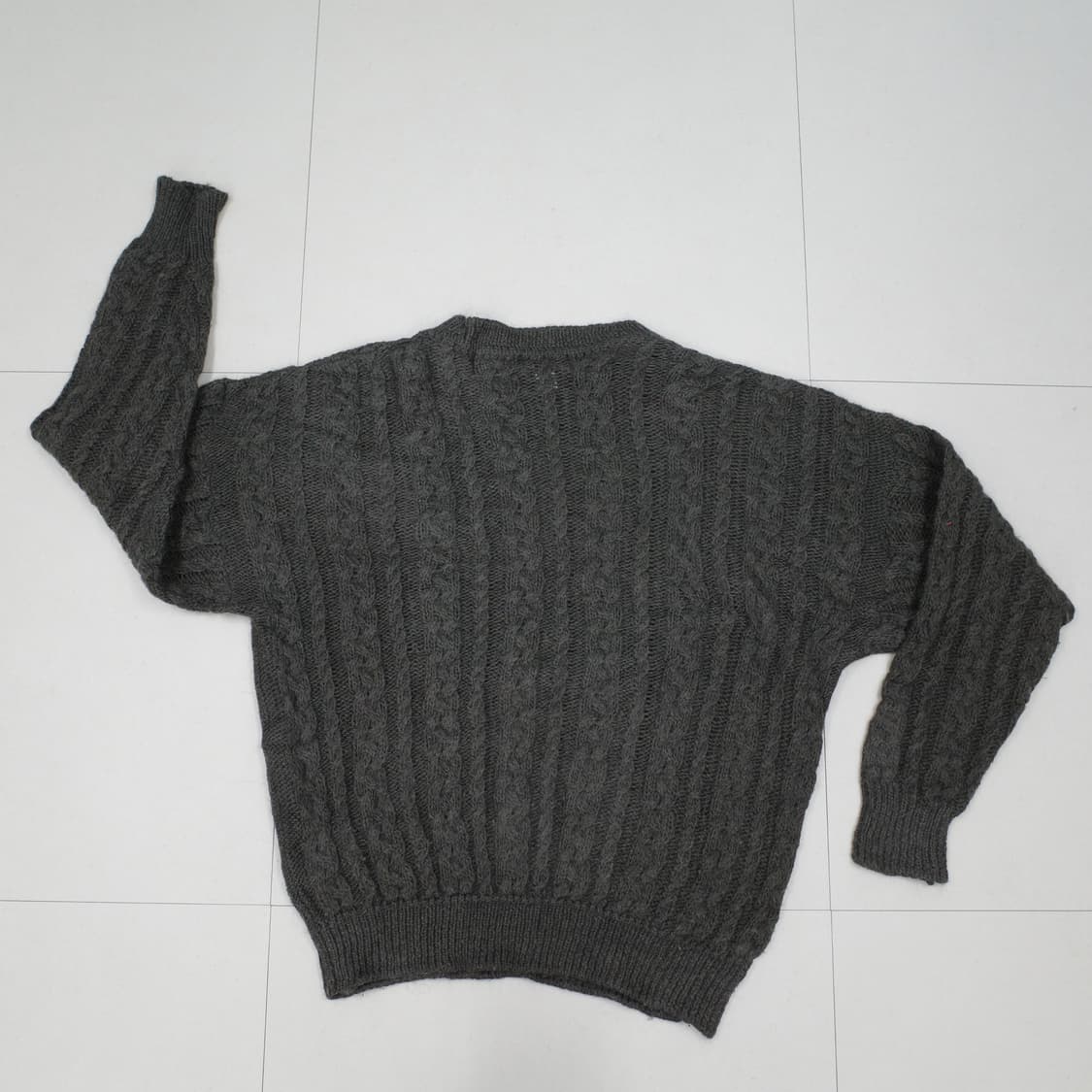 90s 팀버랜드 울 알파카 케이블 니트 XL MADE IN ITALY  상품이미지6