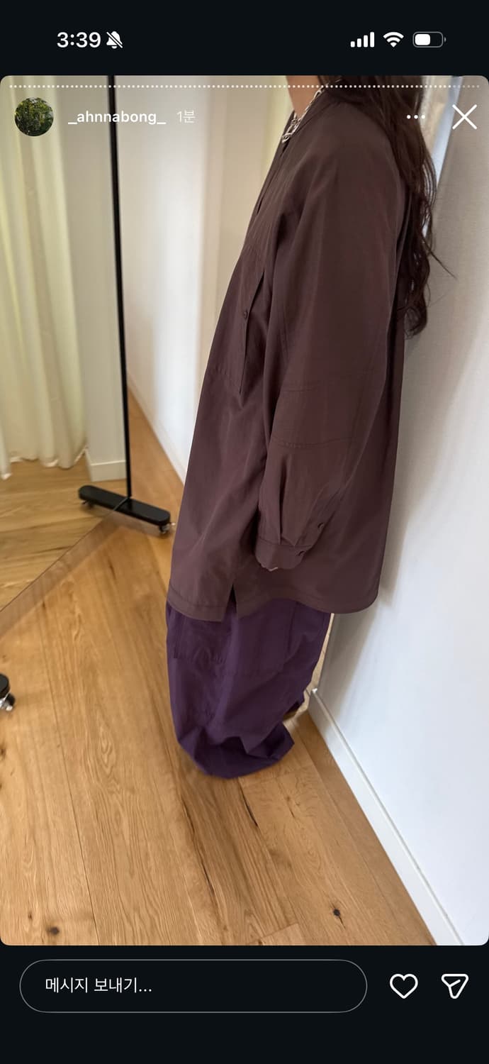 에토스 턱 헨리넥 셔츠 상품이미지2