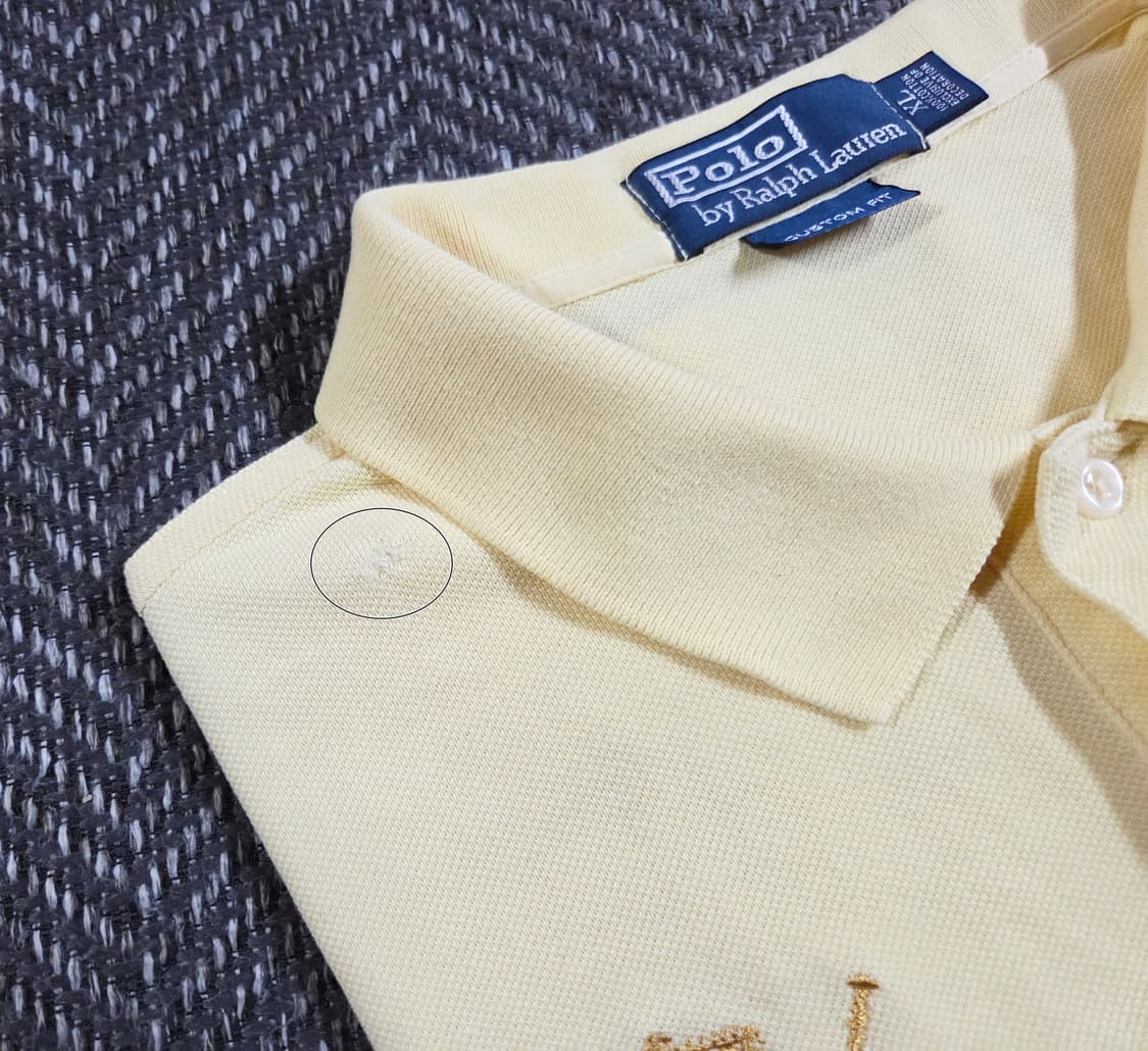 폴로 랄프로렌 레몬 크림 빅포니 반팔 카라티 상품이미지6