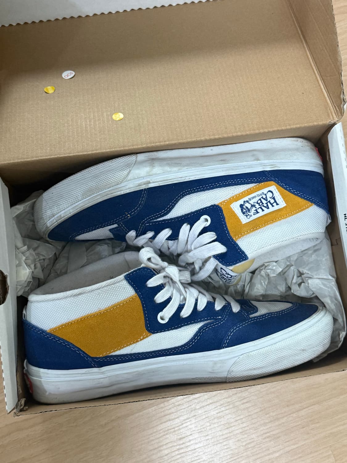 반스 하프캡 블루 화이트 260 상품이미지1