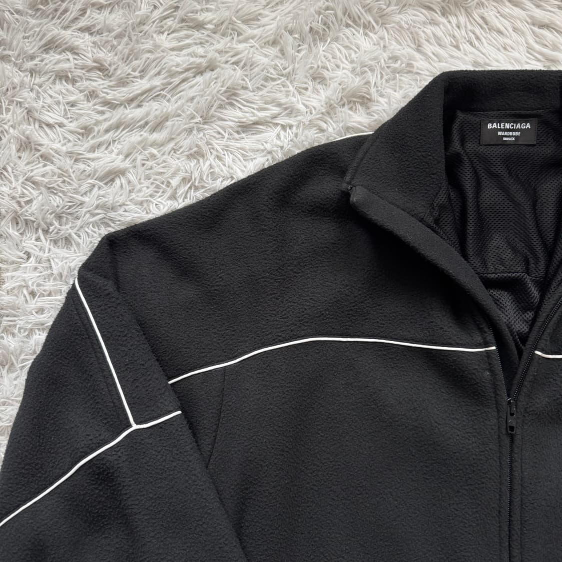 BALENCIAGA 오버사이즈 트랙 자켓 발렌시아가 후리스 XXL 46 상품이미지1