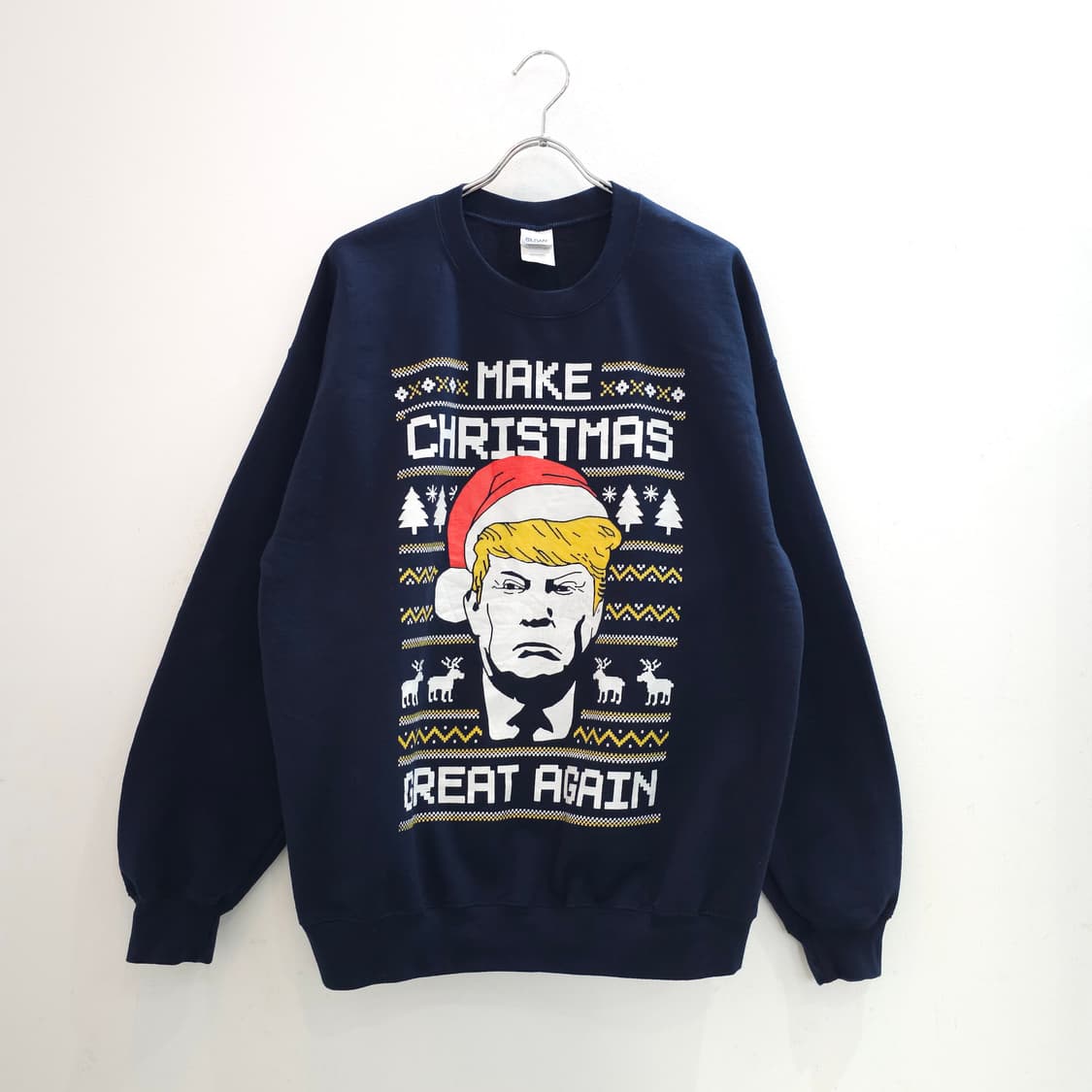 길단 트럼프 맨투맨 기모 스웻셔츠 상품이미지1