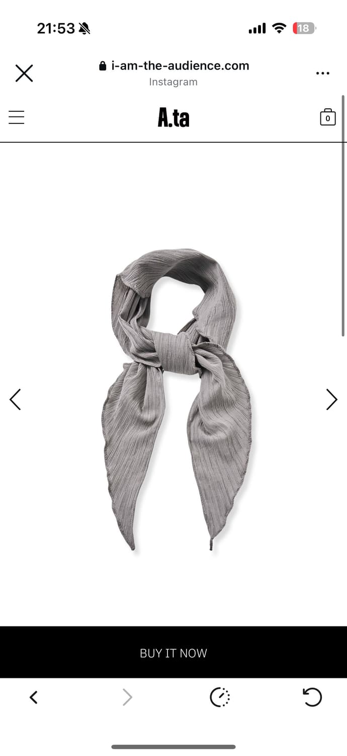 A.ta 링클 스카프 상품이미지4