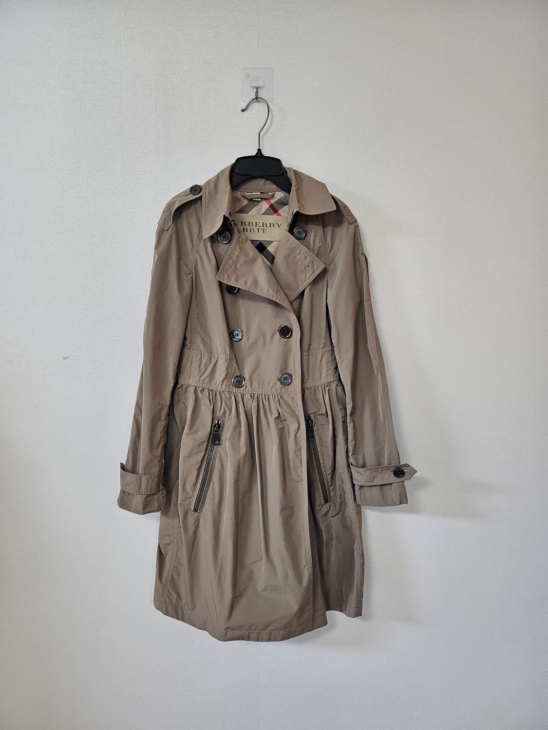 버버리정품 발모랄 트렌치코트  상품이미지1